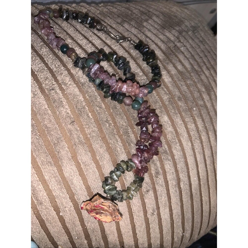 Tourmaline Rhodochrosite Necklace